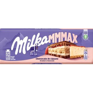 Milka MMMAX Tableta Cheescake&CaCapsuni 300gr