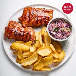 Coaste de porc cu chilly