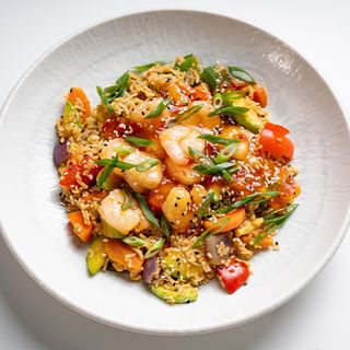 Orez chinezesc cu creveti