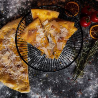 Focaccia cu parmezan