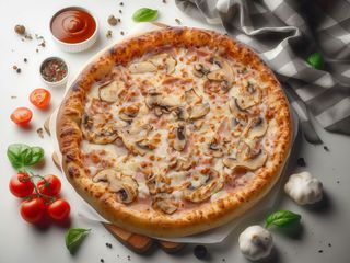 Pizza Prosciutto & Funghi Ø25cm