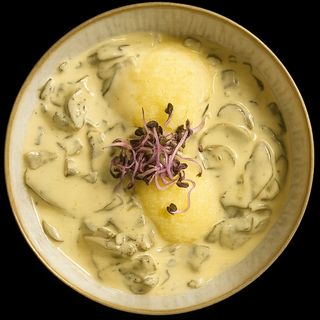 Polenta cu ciuperci mix