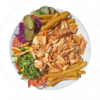 Shaorma la farfurie de pui