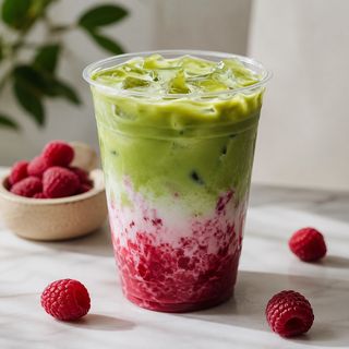 Iced ras matcha
