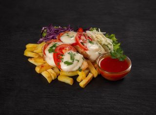 Mozzarellás csirkemell/Piept de pui cu mozzarella