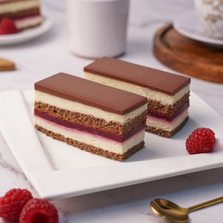 Prăjitură fără zahăr cu Zmeură, 65g