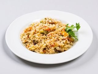Risotto cu legume și hribi