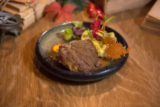 Falcute de vita si piure cu pesto