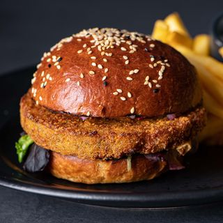 Lacto Vegetarian Burger