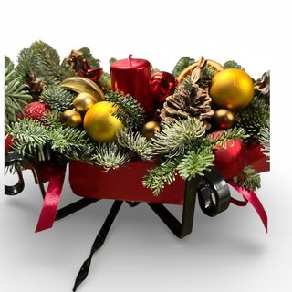 Aranjament -bombonica de Craciun