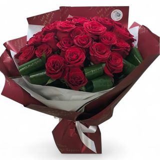 Buchet cu 51 de trandafiri rosii