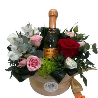 Cutie florala “Prosseco si flori”