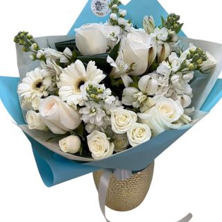 Buchet All white