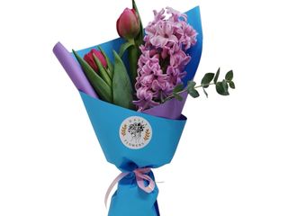 Buchet prafumat trio roz