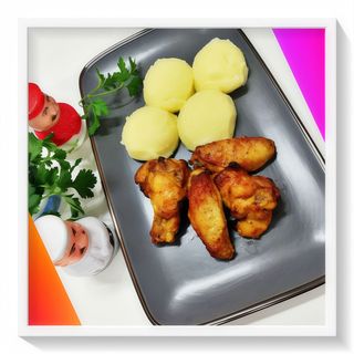 Meniu aripioare de pui tex mex   foarte  gustoase  500 gr