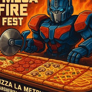 MEGA FIRE FEST la Metru 100x30 cm