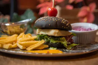 Halloumi burger