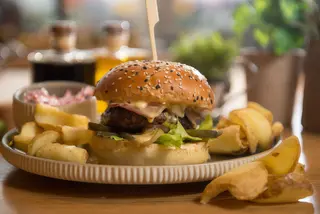 Burger of the house