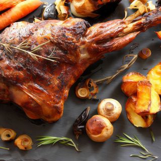 Ciolan de miel cu piure de cartofi