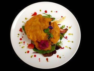 Snitel pane din piept de pui