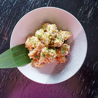 Cauliflower with yuzu,miso abd walnuts