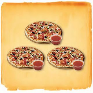 Oferta 3 Pizza + 3 Sosuri 99 LEi
