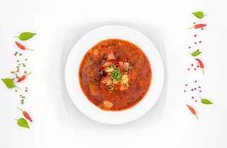 Bob gulyas- (Supa de fasole)