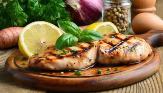 Piept de pui la gratar