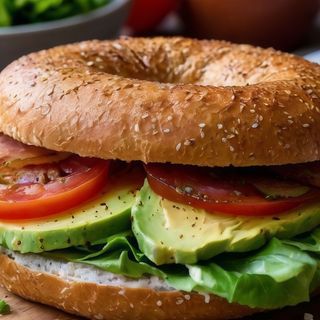 Avocado bagel