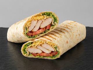 Grilled chicken wrap