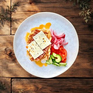 Omleta pe paine prajita 300 gr