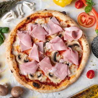 Pizza Cotto e Funghi