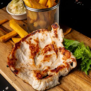 Piept de curcan la plita