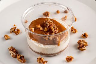 Mini cheesecake cu caramel
