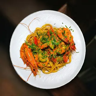 TAGLIATELLE PESCATORA BIANCA