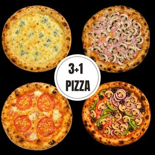 PIZZA 3+1- ITALIAN MIX
