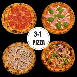 PIZZA 3+1- A BIT OF EVERYTHING