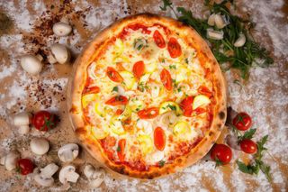 Pizza Gamberetti mare