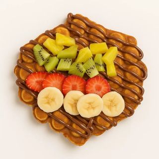 BUBBLE WAFFLE FRUITY NUTTY