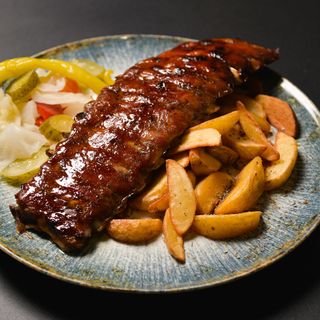 BBQ ribs  650 gr
