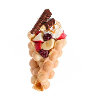 Bubble waffle Kinder bueno.
