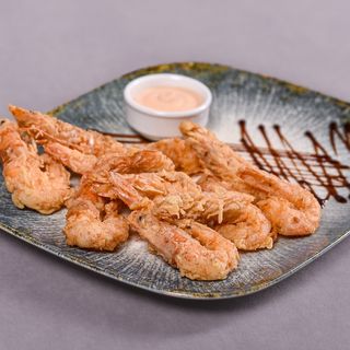 CREVEȚI PRĂJIȚI CU COCKTAIL DE MAIONEZĂ 250gr