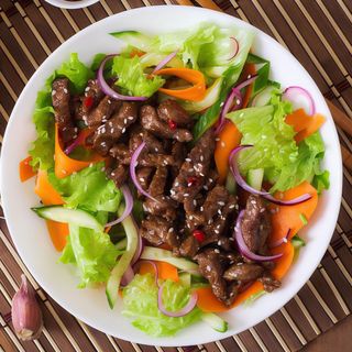 Beef Teriyaki Salad