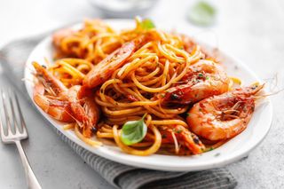 Paste cu fructe de mare﻿