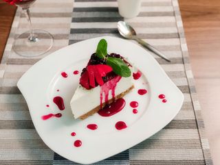 Cheesecake cu fructe de padure