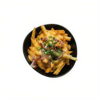 CARTOFI PROASPETI PRAJITI CU CHEDDAR & BACON