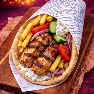 Pită Souvlaki de Pui