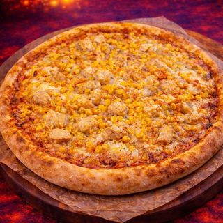 Pizza cu Pui și Porumb