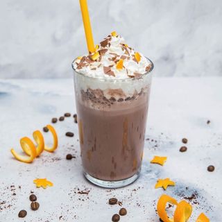 Orange hot chocolate