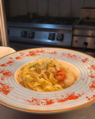 Tagliatelle cu somon